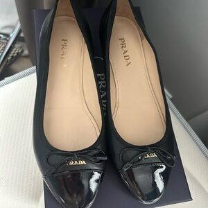 Prada Women's Black Ballet Flats